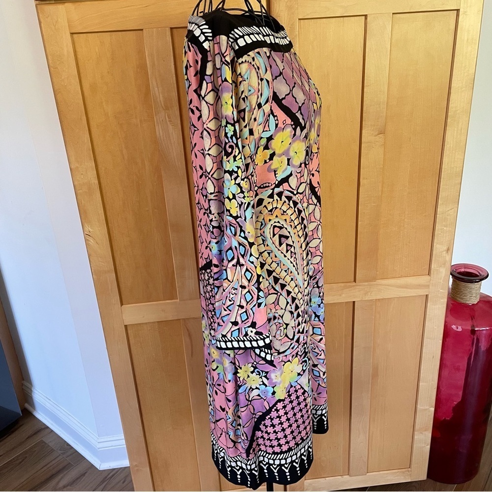 Beige By Eci Pink Multi Color & Pattern 3/4 Sleev… - image 4